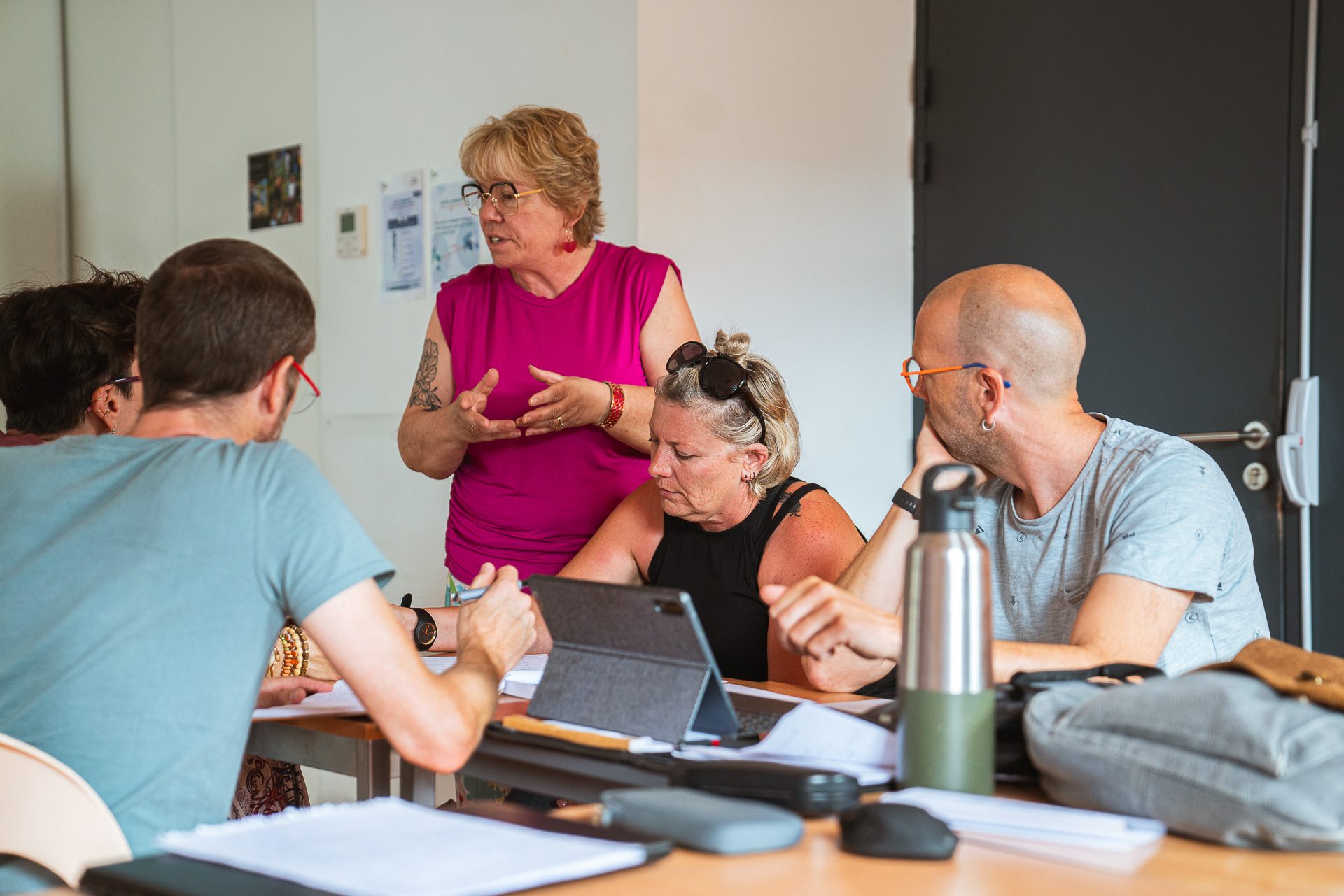 Formation professionnelle enseignante et élèves
